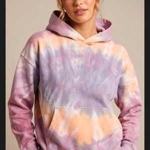 TNA Multicolor Tie-Dye Hoodie NWT